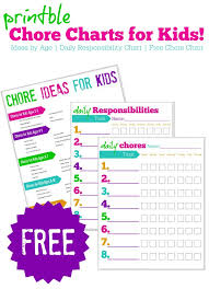 Chore Charts For Kids They Work Like Magic