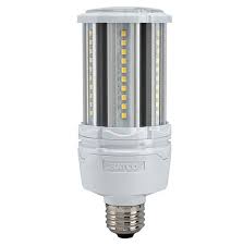 Satco S39671 22w 2700k 2860 Lumen Hi Pro Post Top Or Hid Fixture Led Retrofit Corn Light Bulb E26 Medium Base Light Bulbs 2700k Warm White Led Retrofit Bulbs For Commercial And Residential