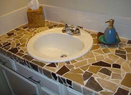 Guide to the best bathroom countertops & design ideas. 23 Bath Countertop Ideas Tile Countertops Tile Bathroom Countertops