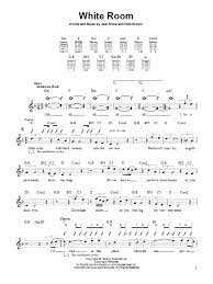 Cream White Room Sheet Music Notes Chords Sheet Music Notes Sheet Music Cream White Room