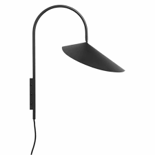 Ferm Living Wandleuchte Arum Schwarz Metall 41 7x25 6x46 1cm