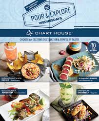 pour explore wednesdays at chart house