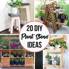 To make an outdoor ladder plant stand. 20 Amazing Diy Plant Stand Ideas For Your Home The Handyman S Daughter