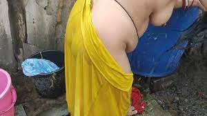 Indian house wife bathing outside and sexy nude bathing by Anit studio |  Faphouse