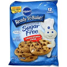 Diabetic christmas cookie recipes your loved es will enjoy. Pillsbury Ready To Bake Cookies Sugar Free Chocolate Chip Refrigerated Dough Foodtown