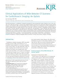 Z excellent uv plane coverage. Pdf Clinical Applications Of Wide Detector Ct Scanners For Cardiothoracic Imaging An Update