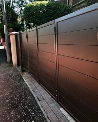 Benefits of a four fold driveway gate. New Automatic Aluminium Bi Folding Gates Aes Scotland Ltd