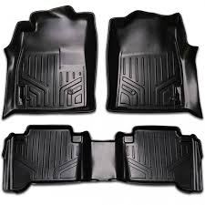 Custom Fit 3d Rubber Floor Mats For Toyota Tacoma Double Cab 2005 2011 Complete Set Tacoma Accessories Toyota Tacoma Toyota Tacoma Double Cab