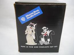 Pepe Le Pew and Penelope Salt and Pepper Shakers