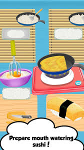 Los mejores juegos de cocina los tienes gratis en wambie.com. Ramen Sushi Bar Sushi Maker Recipes Juego Cocina For Android Apk Download