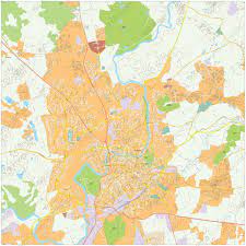 Welcome to the vilnius google satellite map! Digital City Map Vilnius 498 The World Of Maps Com