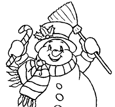 The cover image above has been digitally colored for demonstration purposes and is blank in the actual printable. Snowman With Scarf Coloring Page Coloringcrew Com