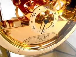 $99.99 vintage seiko quartz desk mantle world time clock, international date line. Vintage Seiko Table Clock Mirror See Through Glass Case Acrylic Transparent Oval Skeleton Mantle Gears Ref Qaw110g Japan Quartz Gold Tone Villa Collezione Boutique