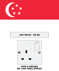 electrical plug outlet and voltage information for singapore