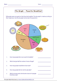 pie graph worksheets