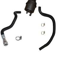 For BMW E46 OEM Power Steering Kit Reservoir Pressure & Return Line Hose Set