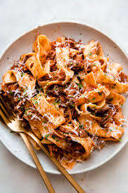Shepherd's pie with less carbs. Weekend Braised Beef Ragu With Pappardelle Recipe Little Spice Jar