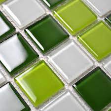 X 4 mm glass mosaic tile features a special fusing process which creates the look of mineral veining in each piece in random patterns with gold and copper. Glass Mosaic Tile Backsplash Kitchen Wall Tiles Green And White Mixed Crystal Mosaic Design Swimming Pool Border Brick Ki504 Sticker Stickers Feltstickers Characters Aliexpress