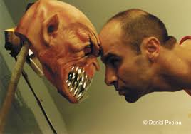 During the creation of Baraka in Mortal Kombat II, there was no storyline  yet. Baraka's character was being shaped as Rich Divizio personified him.  When I took this photo, my idea was