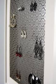 Radiator Covers From Home Depot Turned Functional Art Jewelry Storage Diy Jewelry Display Easy Diy Jewellery Storage