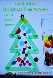The tree boxes not only add beauty and hide the undesirable parts of your tree, but they also prevent kids and pets from getting into the bottom side of your tree. Light Table Christmas Tree Activity Share Remember Celebrating Child Home