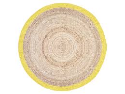 Neues zubehör staubsauger liquid soap super teppiche teppichen und textilien product code: Teppich Rund Indore Jute D 150 Cm Naturfarben Gelb