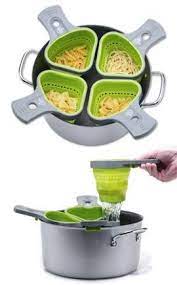 Maybe you would like to learn more about one of these? Only Cook What You Need With This Portion Control Pasta Basket I Need This For When Everyone Wants A Different Shape Pa Kitchen Gadgets Gadgets Cool Kitchens