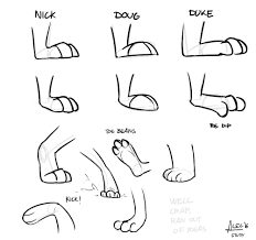Pin By Glitchbox On Zoot Construction Basics Paw Drawing Feet Drawing Comic Drawing