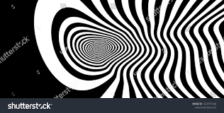Black And White Illusion Background Pattern With Optical Illusion Black And White Design Abstract Striped Background Vector Illustration Bla Black And White Design Optical Illusions Illusions