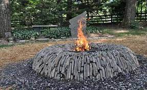 Stone Fire Pit Designs Veritable Works Of Art Stone Fire Pit Outdoor Fire Pit Rustic Fire Pits