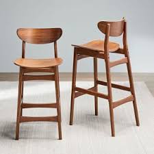 Classic Cafe Walnut Bar Counter Stools In 2020 Wooden Bar Stools Bar Stools With Backs Cafe Bar Stools