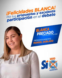PAN CDE Guanajuato على X: "En Manuel Doblado #SíYaVieneLoBueno 💙.  ¡Felicidades Blanca Preciado, por tus excelentes propuestas para la  ciudadanía en el debate! #JuntosSíEsPosible @BlancaPreciad15  https://t.co/Apfsf8bOK1"