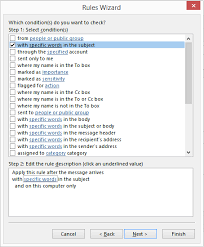 In options, select organize email > inbox rules. Create An Inbox Rule On Outlook Office 365 It Services
