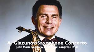 A.Glazunov Saxophone Concerto by Jean Marie LONDEIX