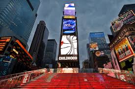 Image result for red staircase times square