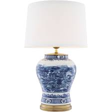 Chinese Blue Table Lamp In 2020 Table Lamp Lamp Blue Table