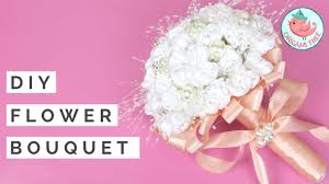 Wedding Bouquet Tutorial How To Make Diy Flower Bouquet For Weddings Spring Real Fake Flowers Youtube