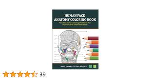 Human Face Anatomy Coloring Book