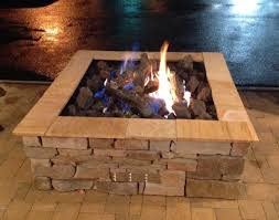 Deluxe 31 Inch Fire Pit Kit With Electronic Ignition 250 000 Btu Fine S Gas Gas Fire Pits Outdoor Gas Firepit Fire Pit Kit