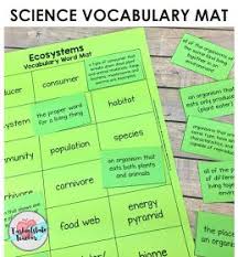 Vocabulary Mats My Favorite Science Study Strategy Tarheelstate Teacher Science Vocabulary Science Vocabulary Strategies Science Vocabulary Activities