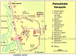 Pamukkale Floor Plan Map Pamukkale Saint Philip Ancient Cities