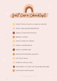 Physical environment, materials & resources. My Self Care Plan Daily Self Care Checklist Favorite Self Care Quotes
