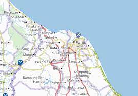 小思文 kota bharu central market has ample space. Michelin Landkarte Kota Bahru Stadtplan Kota Bahru Viamichelin
