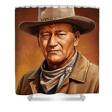 Rugged Portrait Of John Wayne Ornament by Carlos Diaz