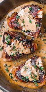 Pan Seared Lamb Chops With Mustard Thyme Sauce Lamb Steak Recipes Lamb Recipes Lamb Chop Recipes