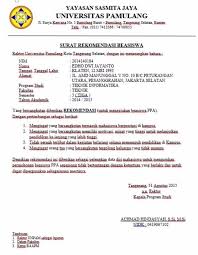 Dokumen surat lamaran doc & pdf. Contoh Surat Rekomendasi Kepala Sekolah Menerima Guru Doc
