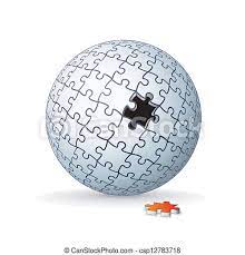 3d globe in puzzle piece style. Jigsaw Puzzle Globe Sphere 3d Vector Image Jigsaw Puzzle Globe Sphere 3d Vector Object Isolated On White Background Canstock