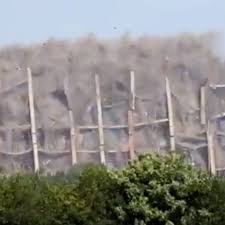 Owners engie livestreamed the event on youtube to. Footage Shows Power Station Demolished In Rugeley Bbc News