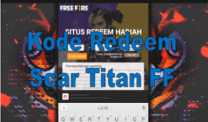 Halo bosku di video kali aku mau share kode redeem free fire(ff) yg belum digunakan berhadia diamond gratis jika kalian beruntun perlu kalian ingat. Kode Redeem Scar Titan Free Fire Terbaru 2021 Tumoutounews