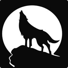 Moon 004 Silhouette Art Wolf Silhouette Animal Silhouette